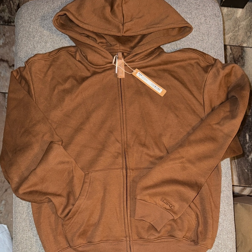 Skims classic Zip-Up Hoodie - Picture 6 of 9